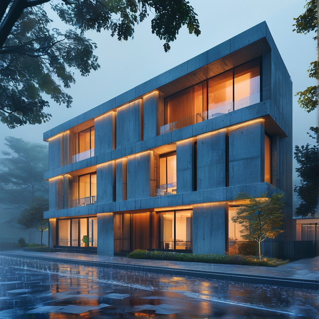 Modern Concrete Residence