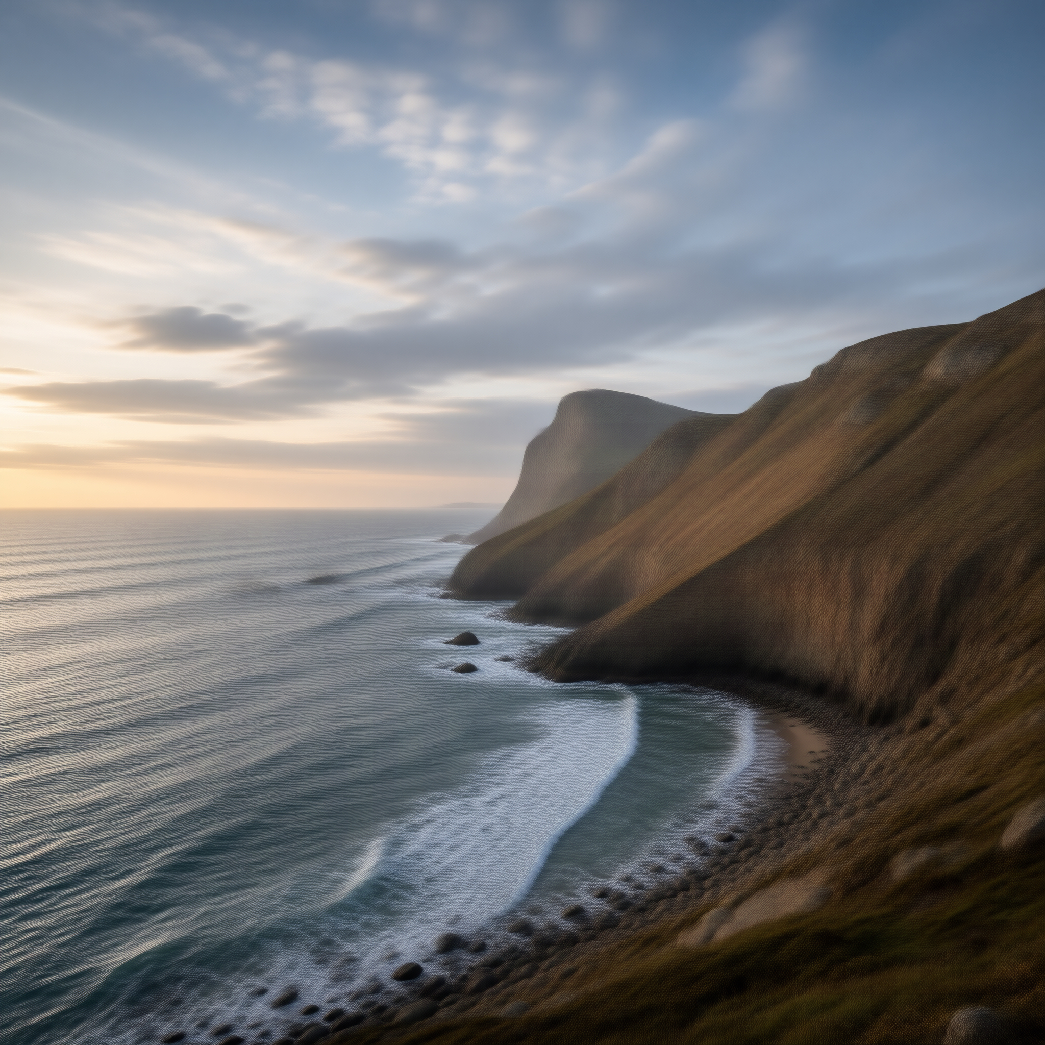 Coastal Sunset at Golden Hour