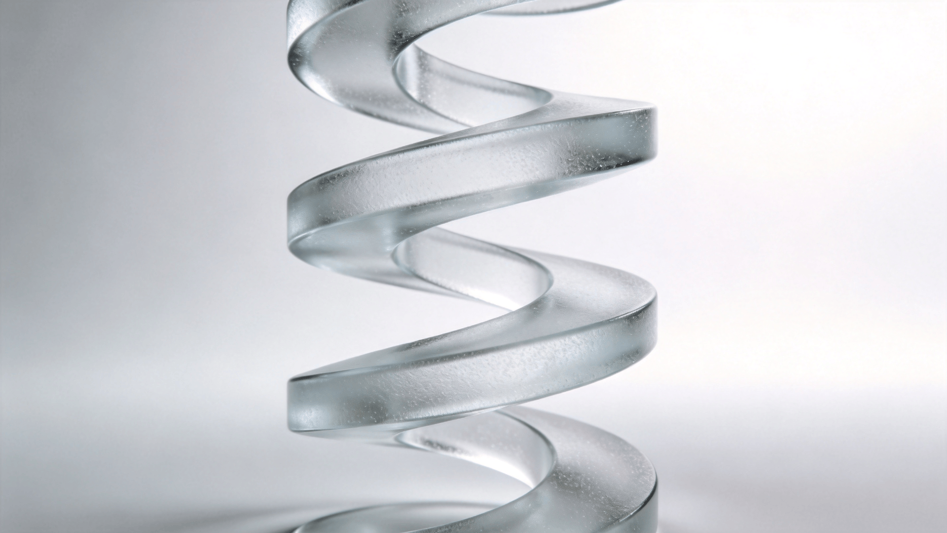Frosted Glass Helix