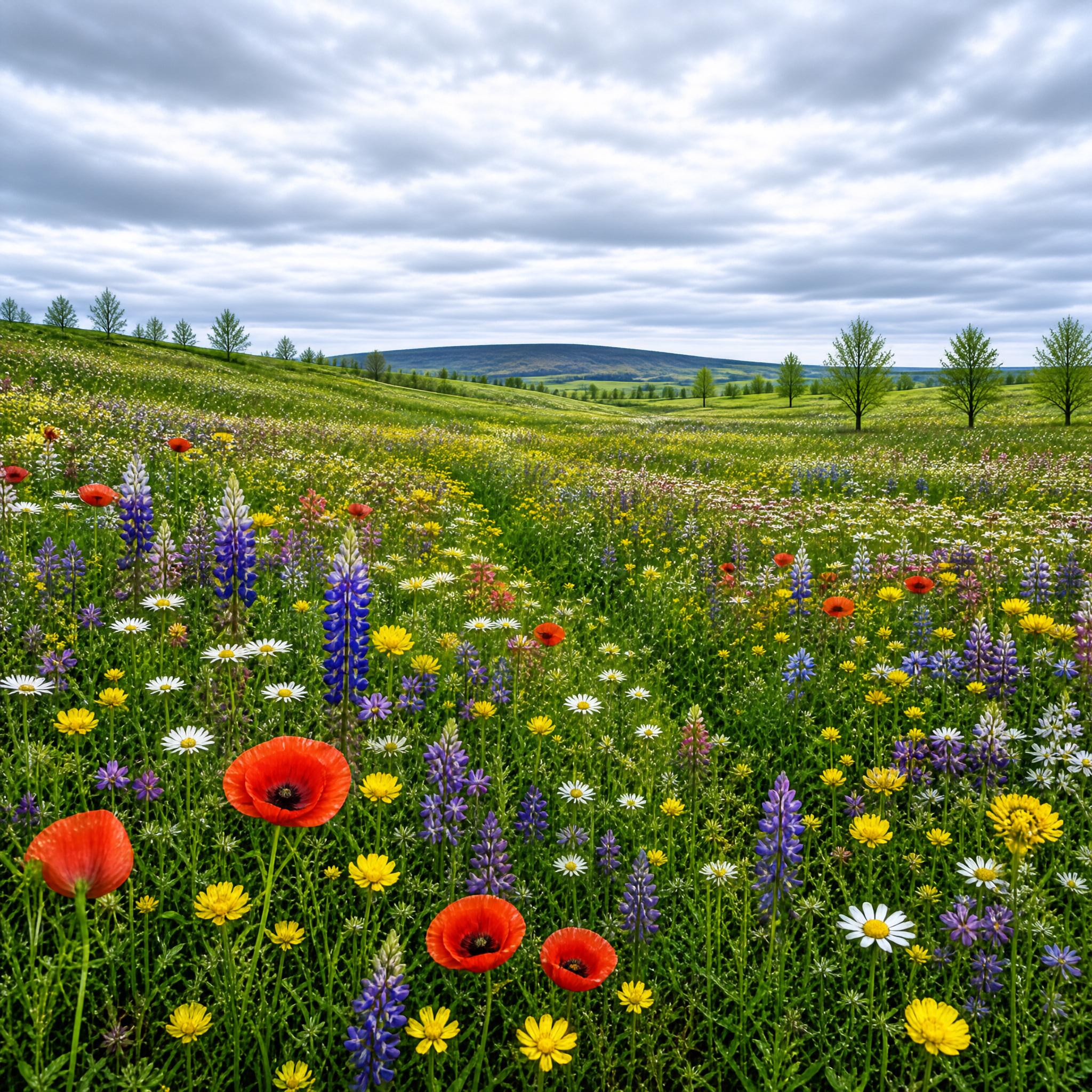 Colorful Wildflower Meadow