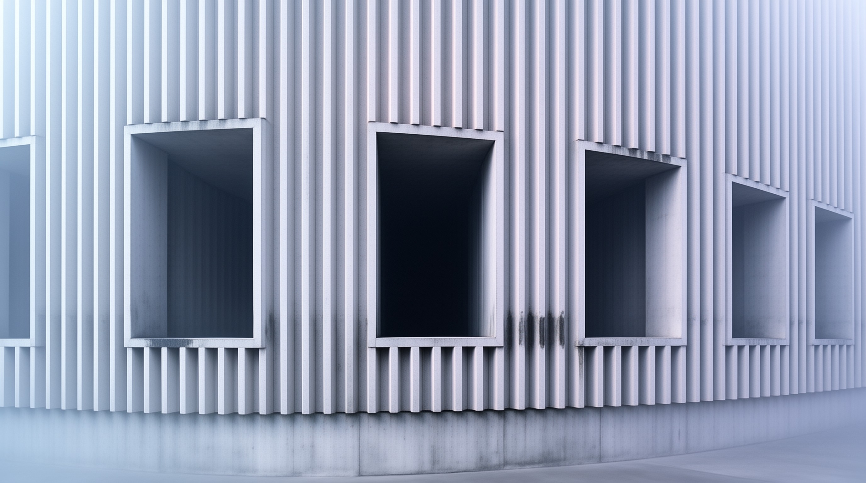 Minimalist White Facade