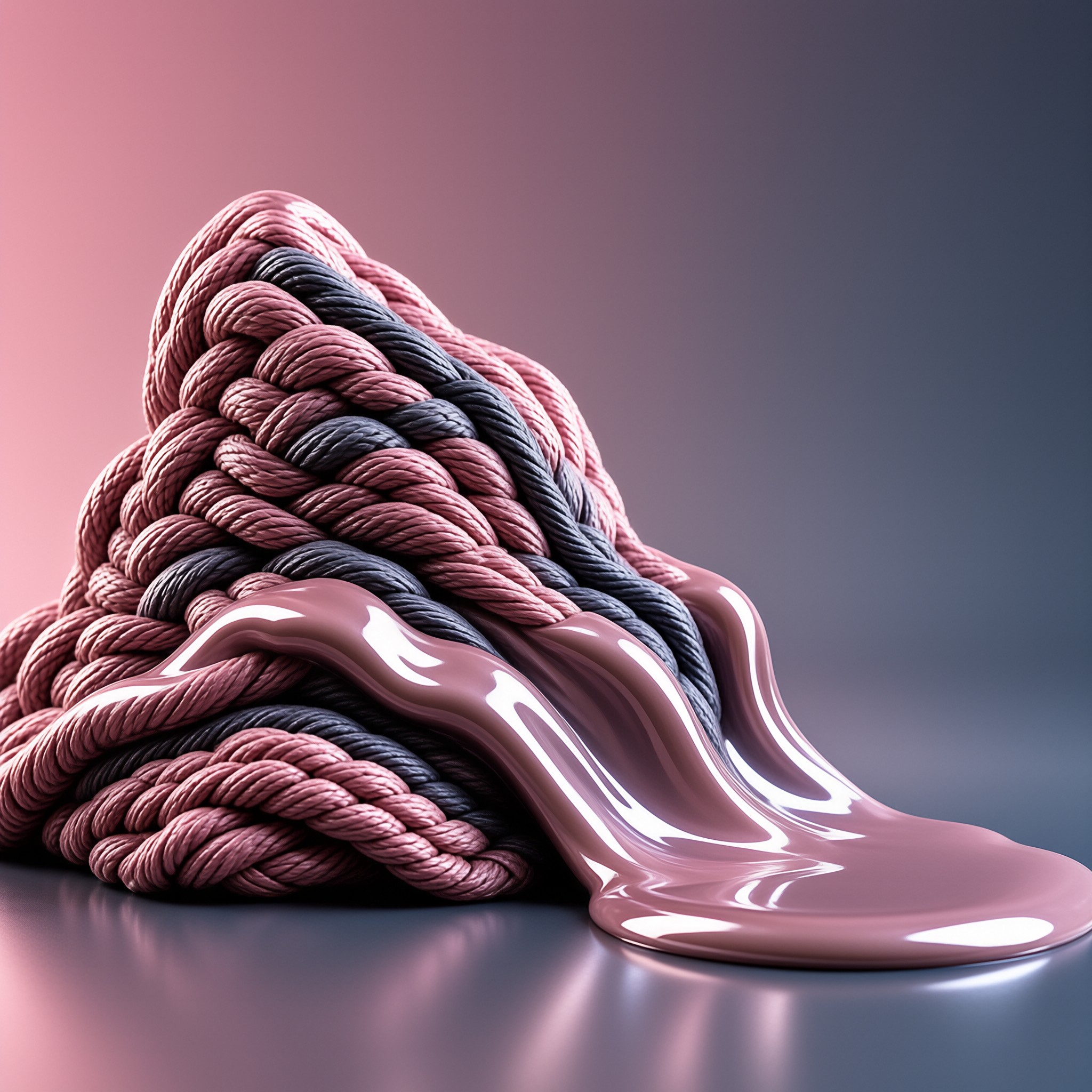 Melting Ropes Sculpture