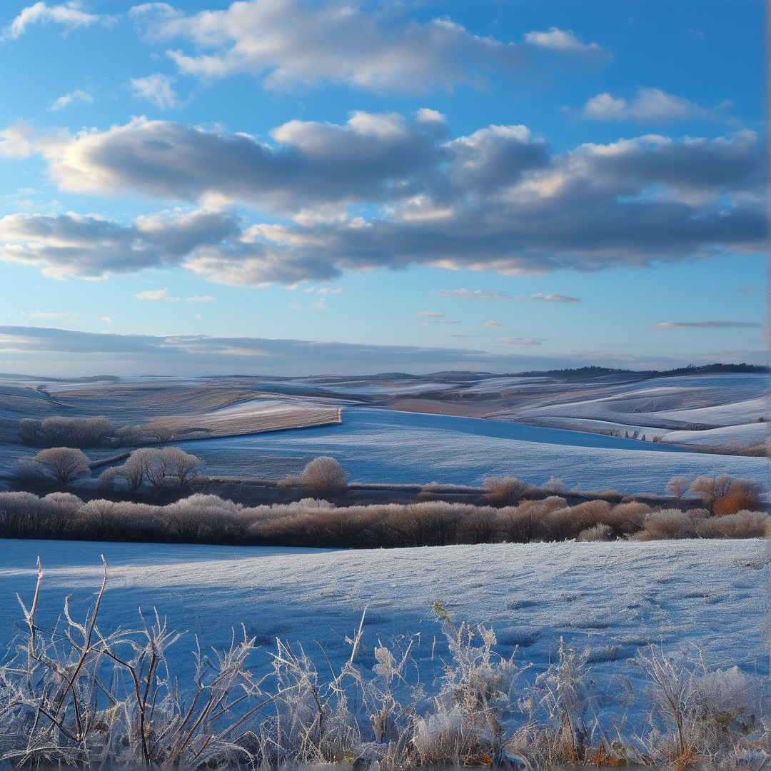Frosty Rolling Hills