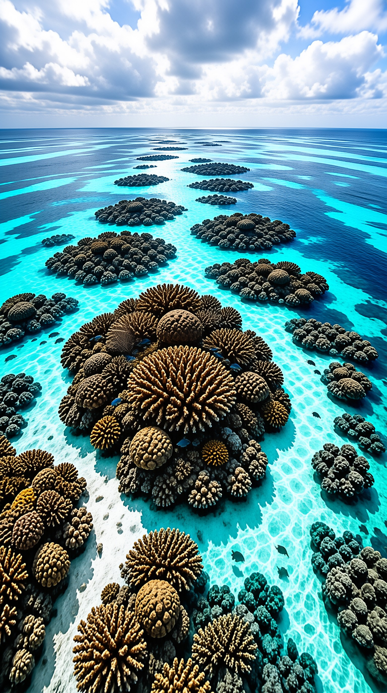 Tropical Coral Reef View