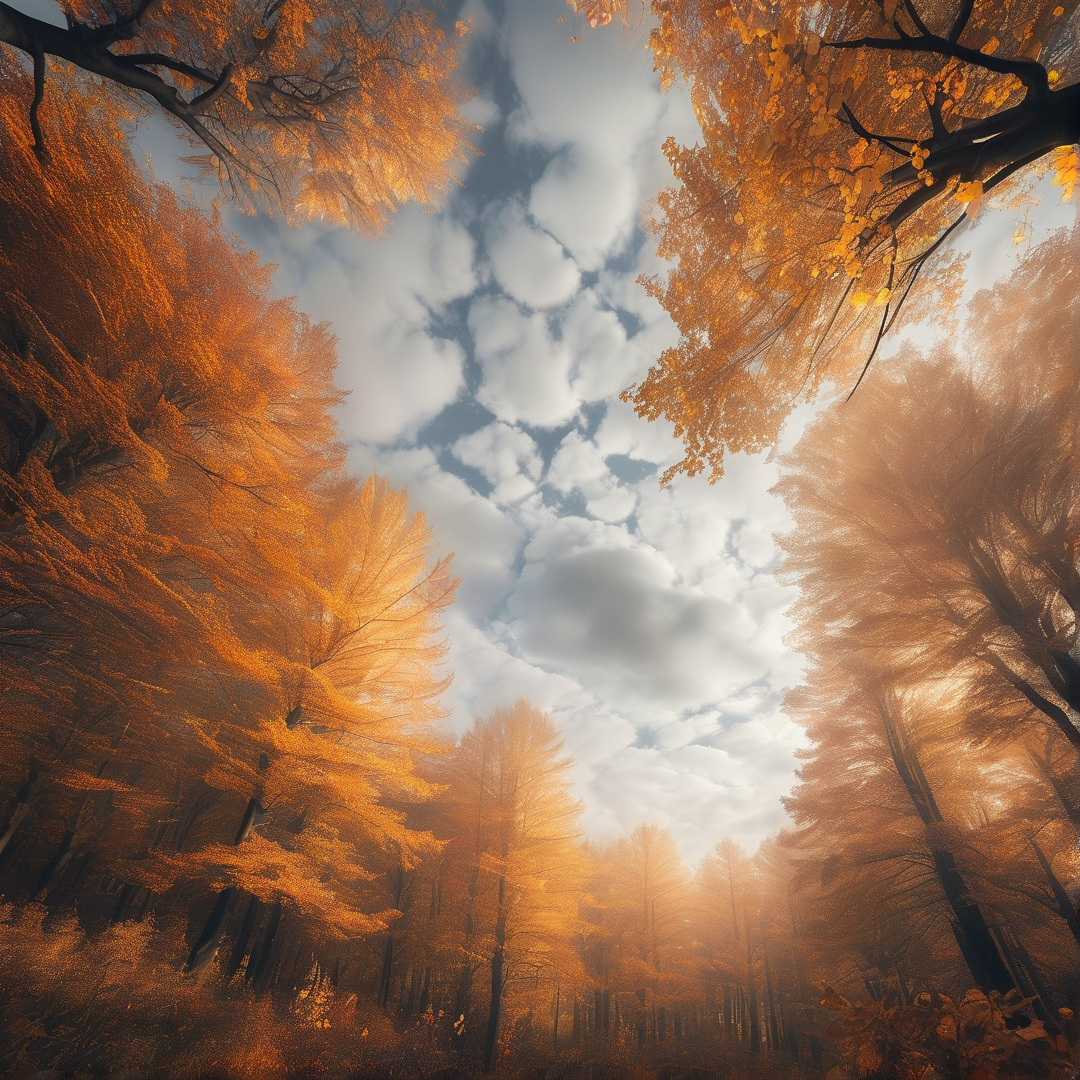 Golden Autumn Forest