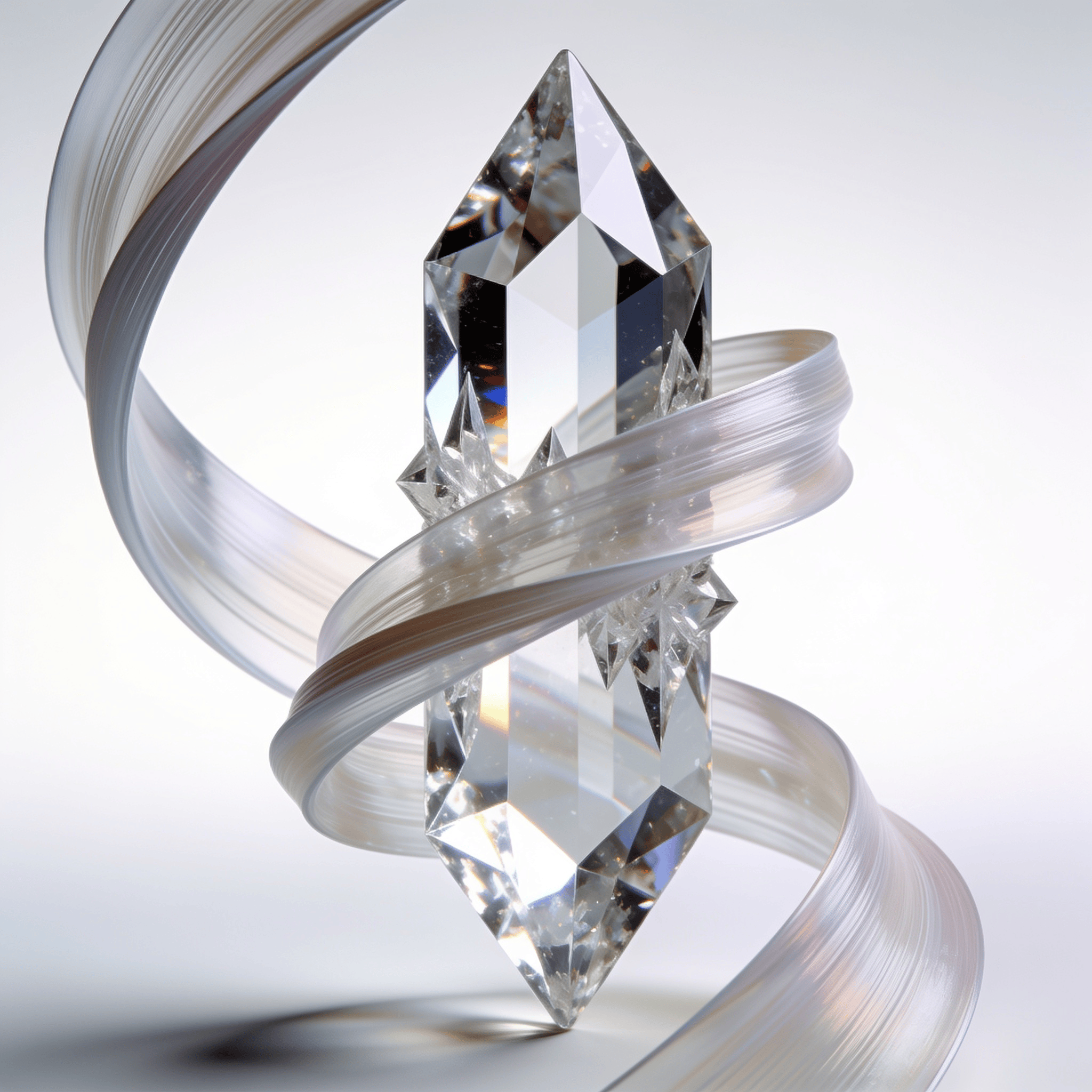 Crystal Curved Ribbon
