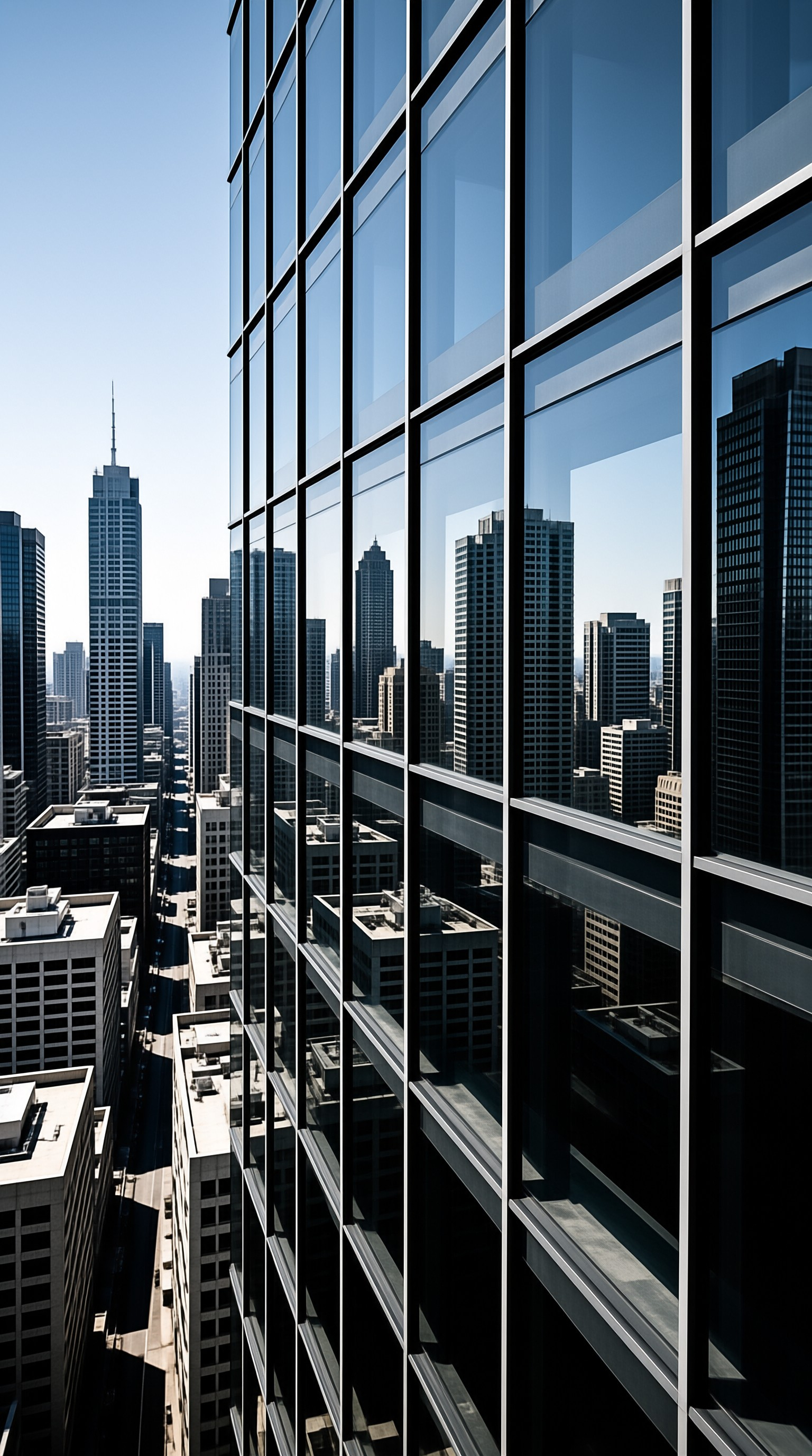 Glass Tower Reflections
