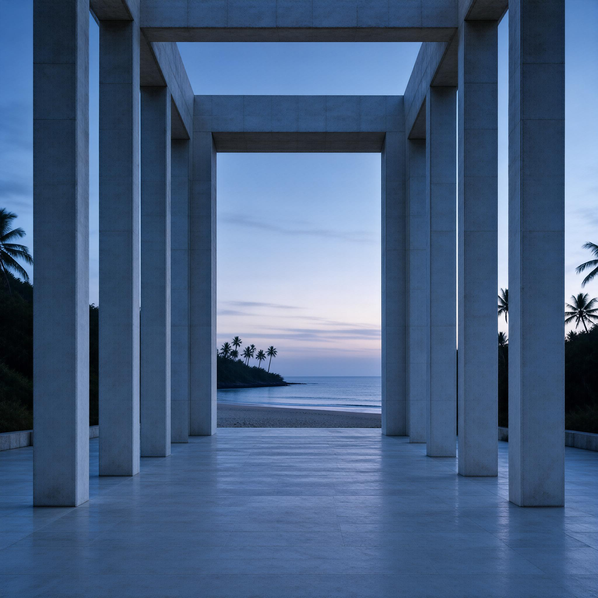 Minimalist Concrete Structure