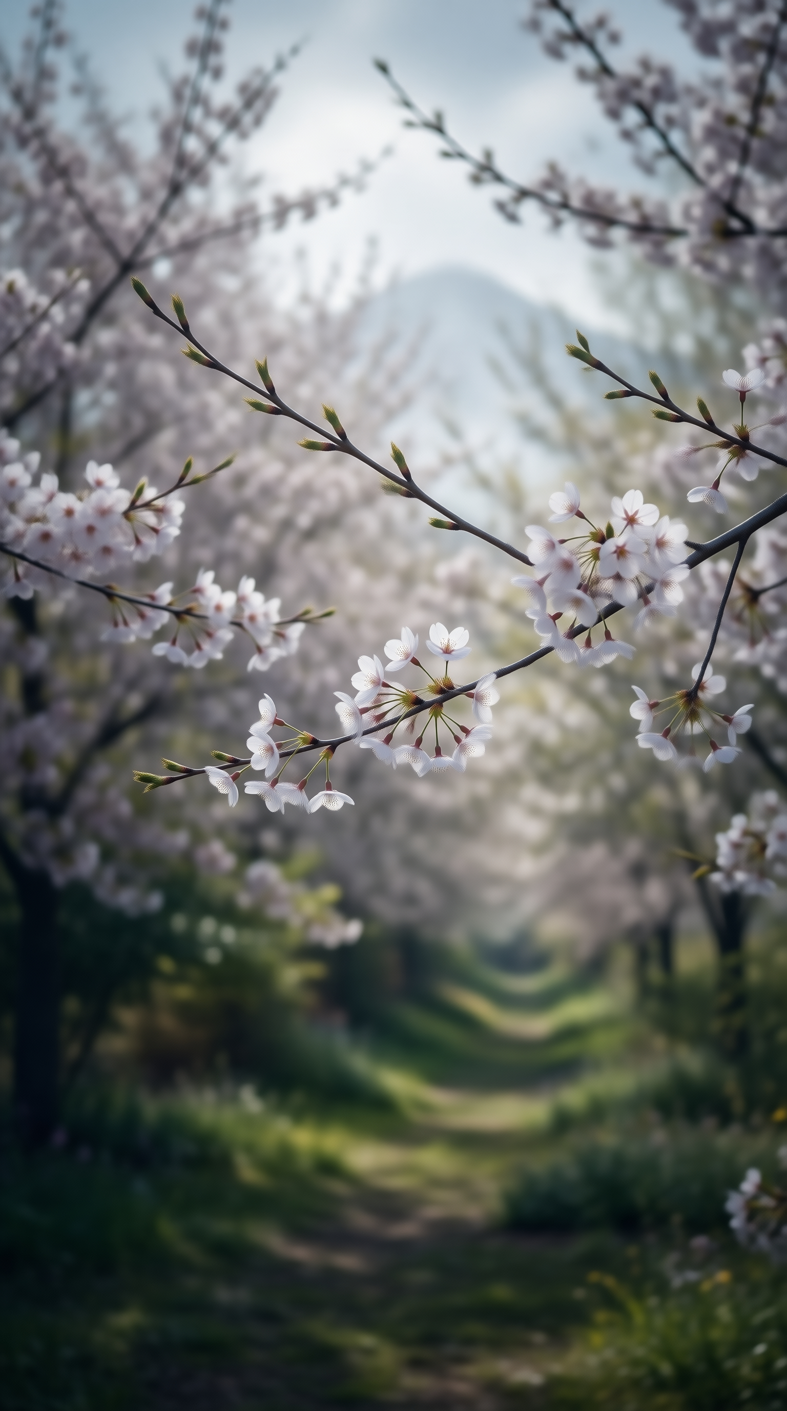Sakura Path in Spring