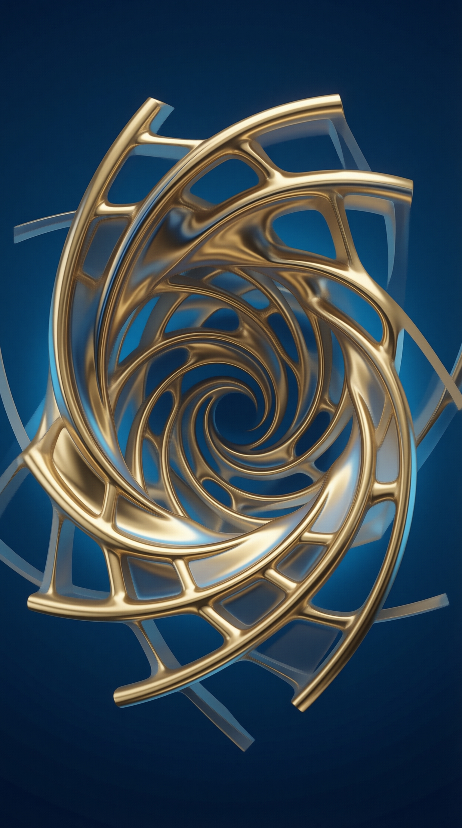 Golden Spiral Abstract