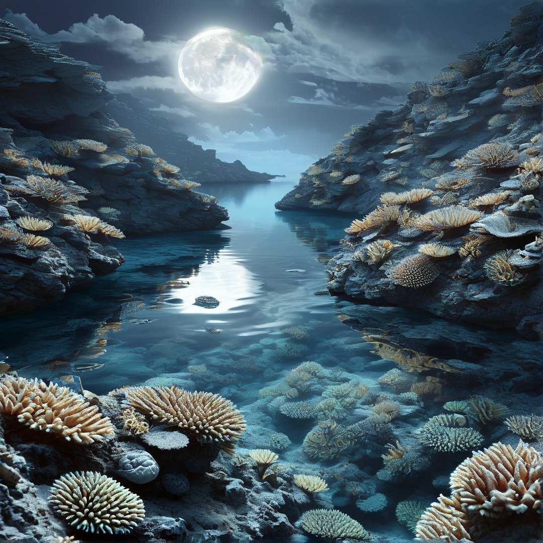 Moonlit Coral Cove