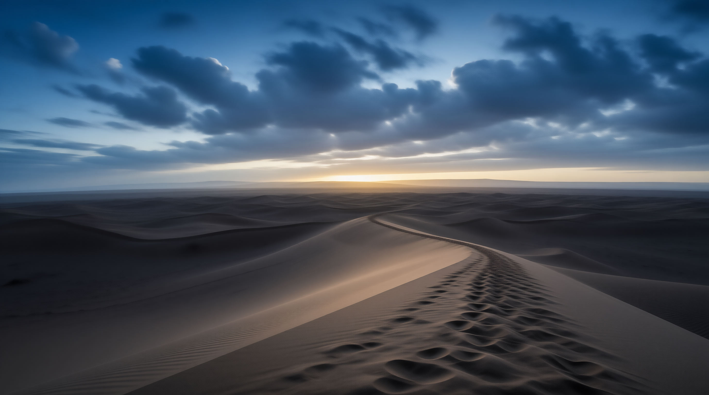 Solitary Desert Path