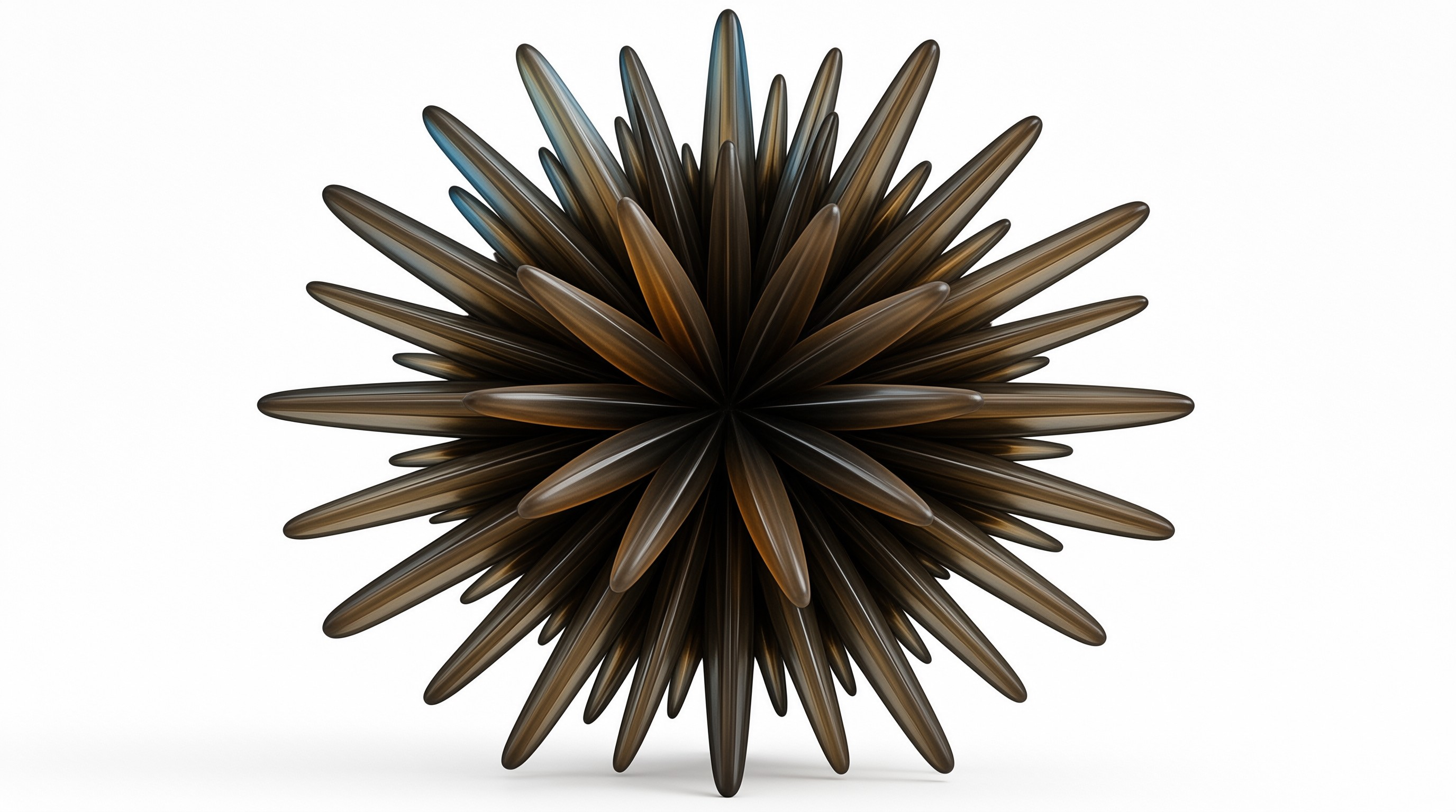 Metallic Spiky Sphere