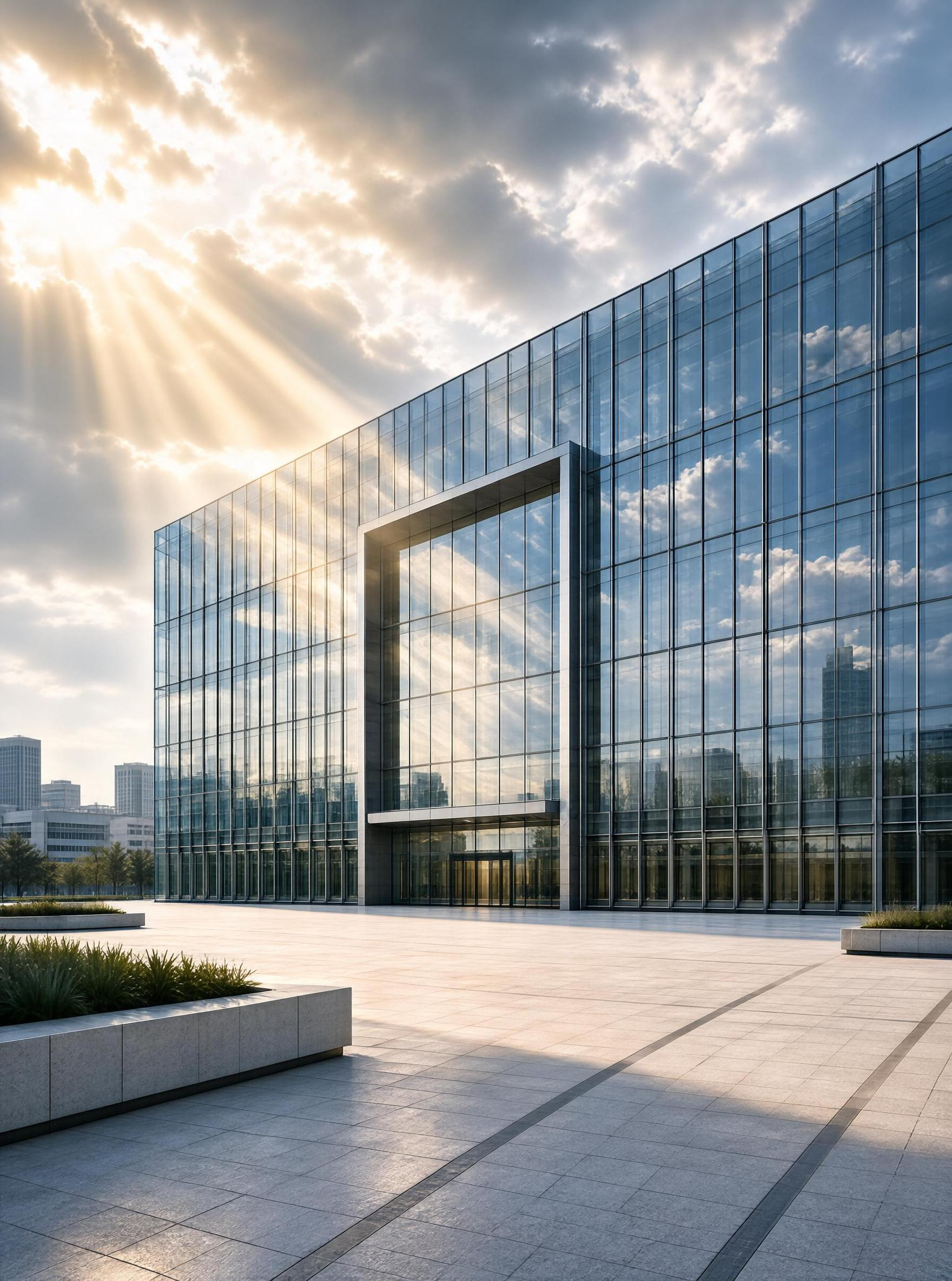 Sunlit Modern Architecture