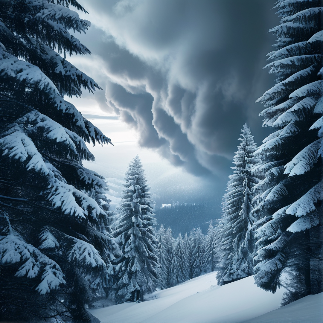 Winter Forest Landscape