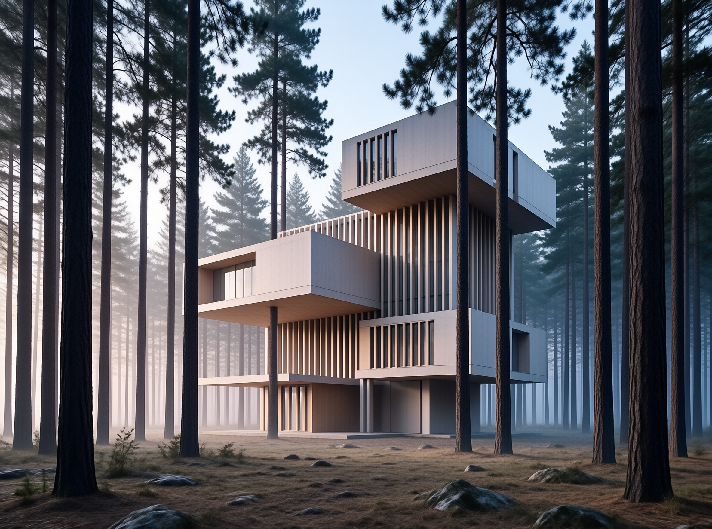Modern Forest House