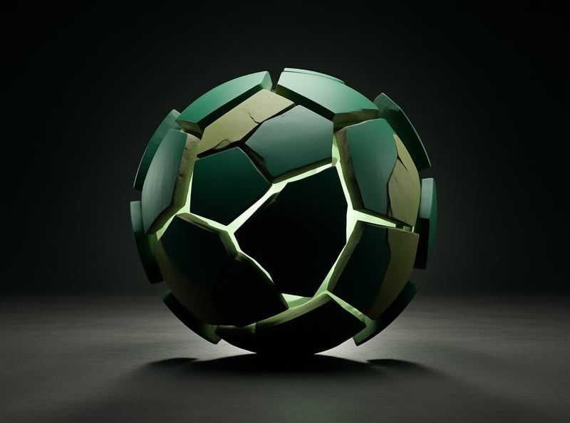 Cracked Green Sphere