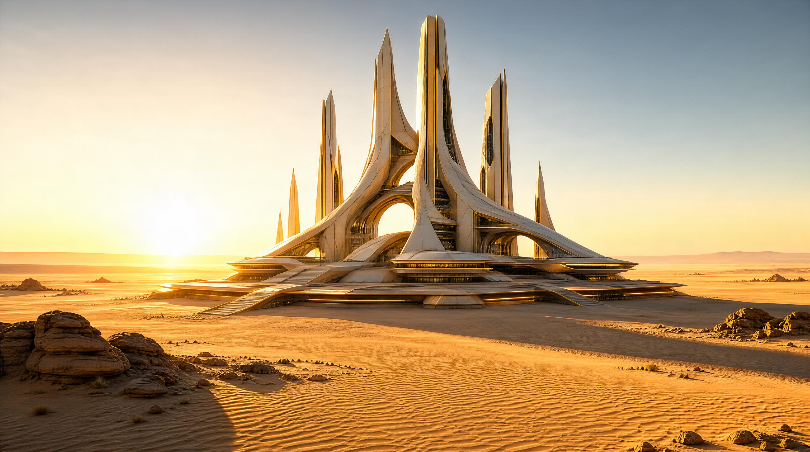 Futuristic Desert Structure