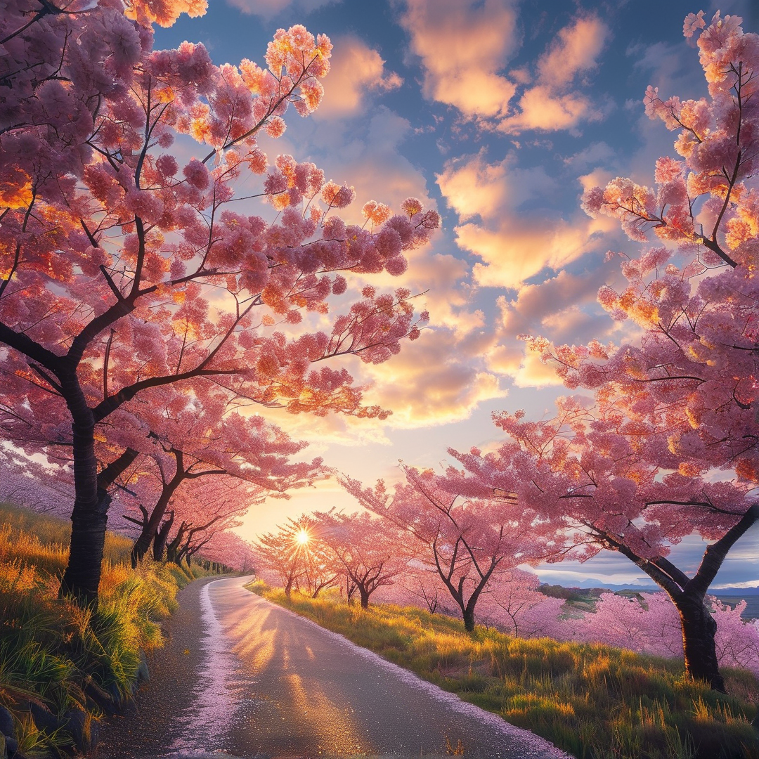 Cherry Blossom Path