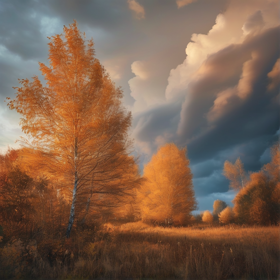 Golden Autumn Landscape