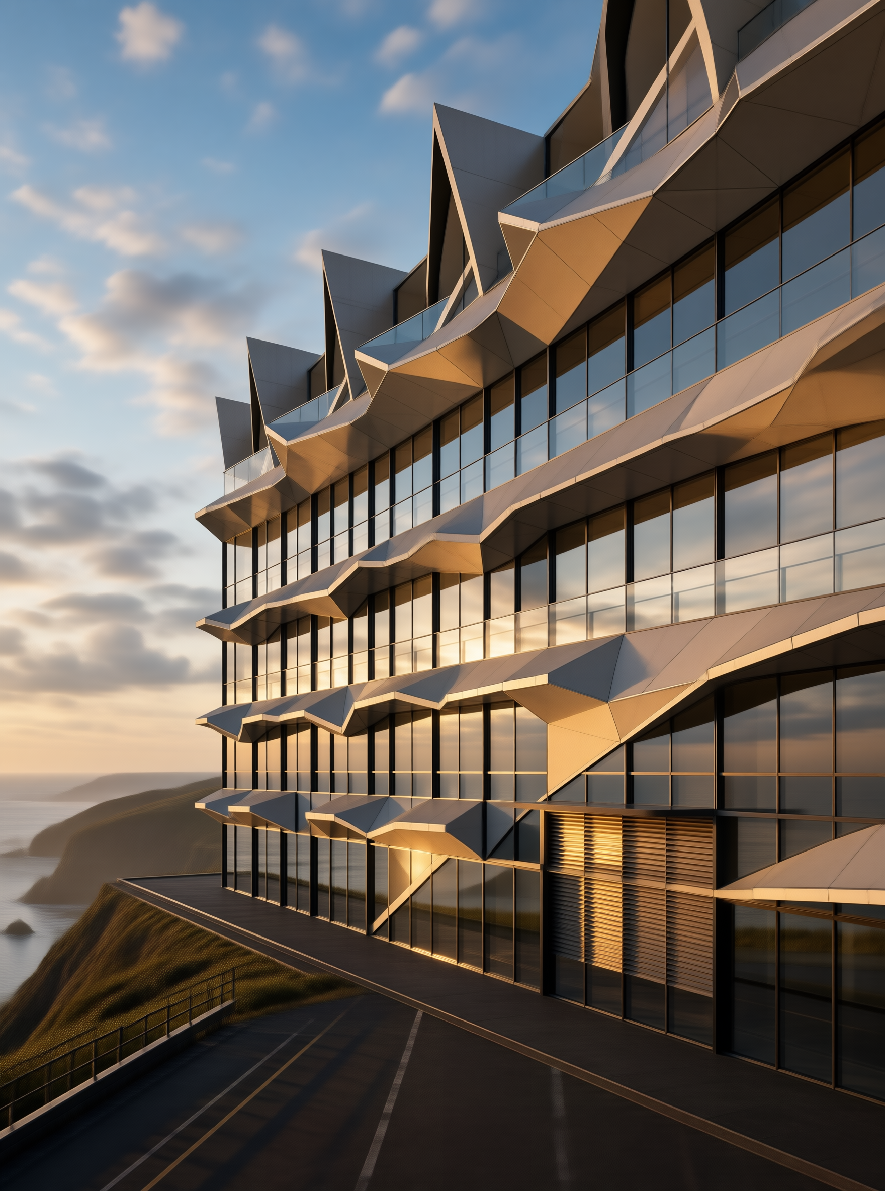 Futuristic Coastal Architecture