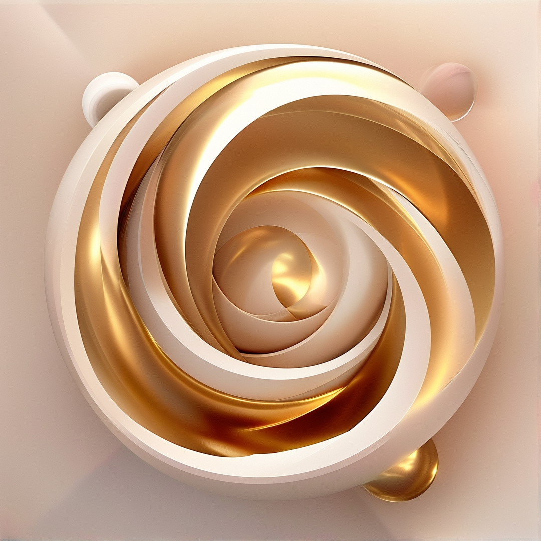 Golden Spiral Abstract Art