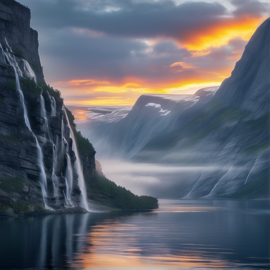 Majestic Valley Sunset