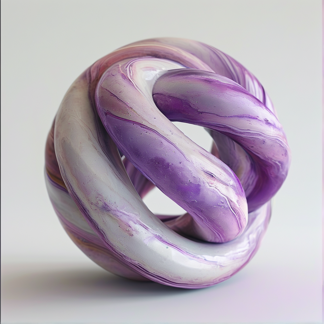 Marbled Purple Knot