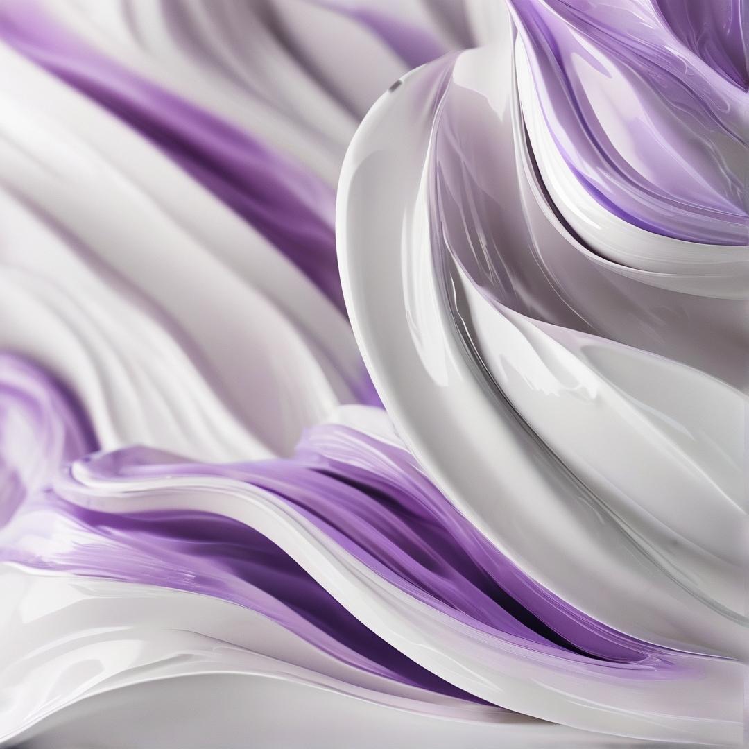 Abstract Purple Liquid Swirl