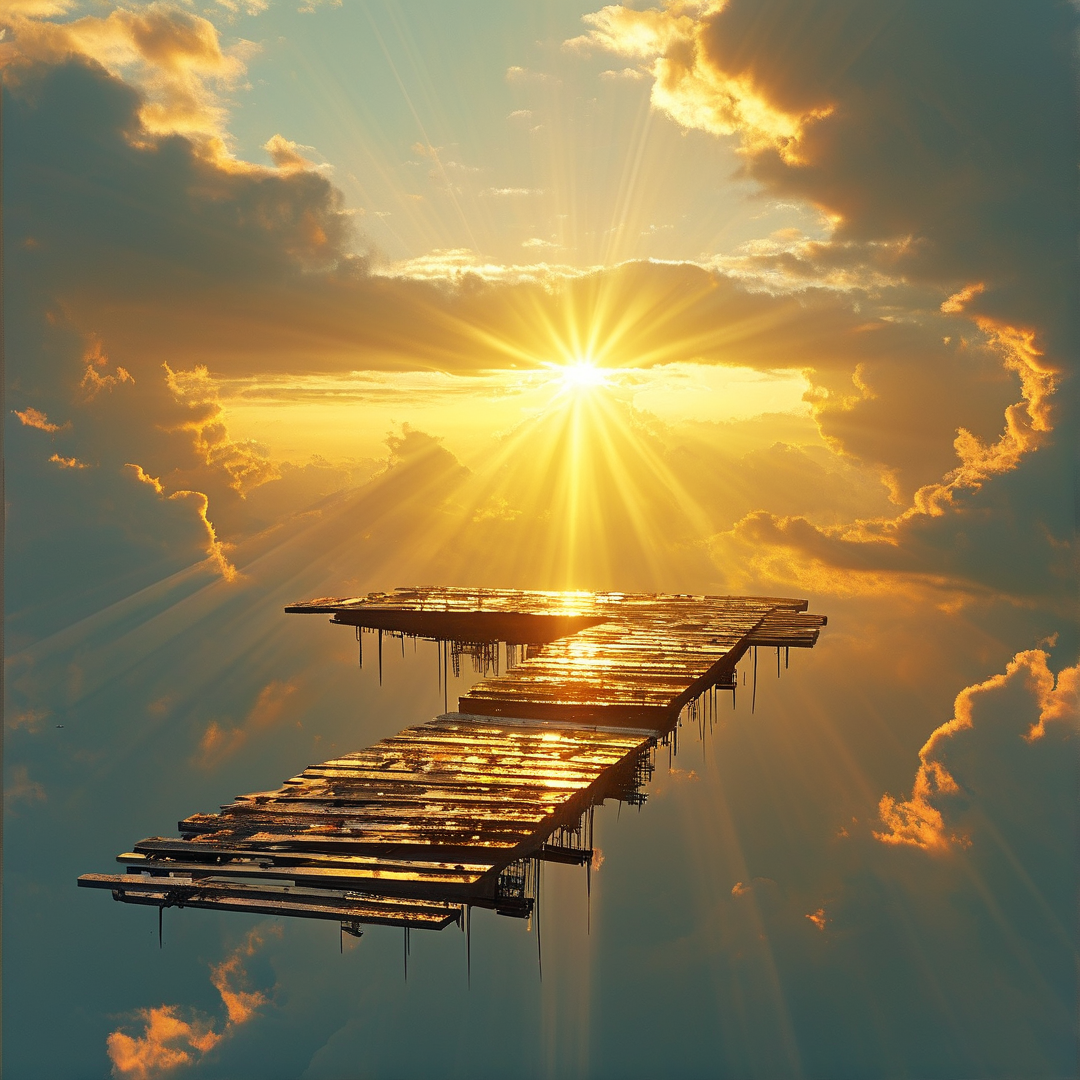 Sunlit Sky Walkway