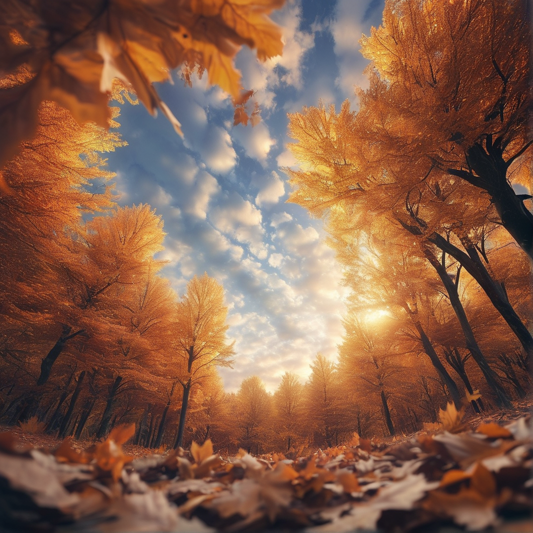 Golden Autumn Forest