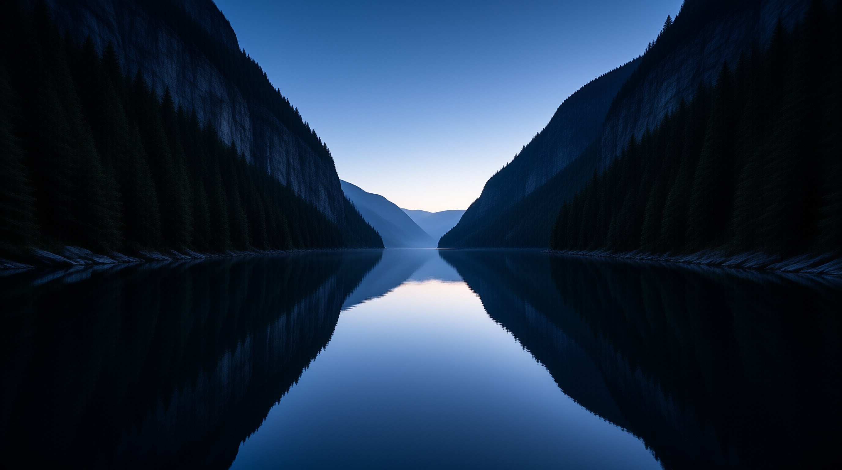 Serene Mountain Lake at Dawn