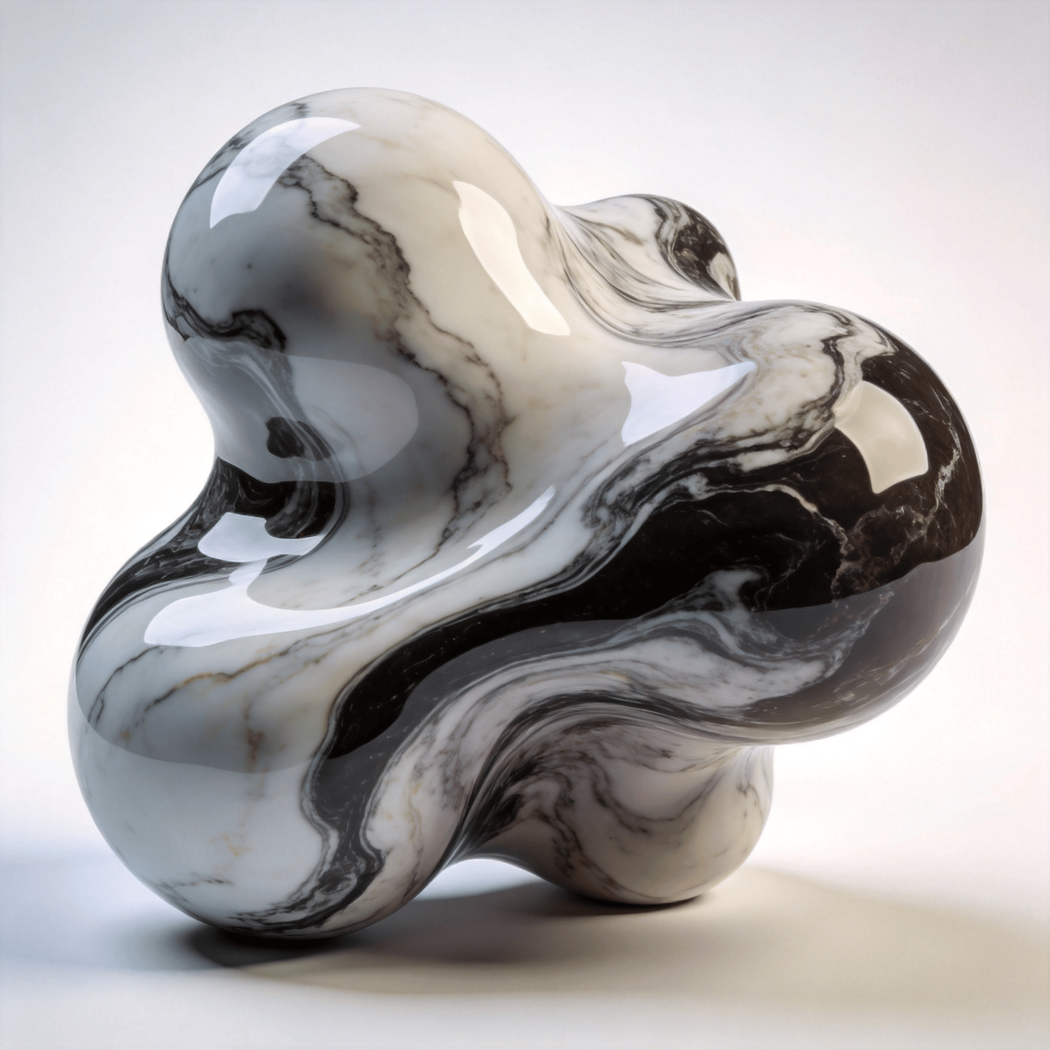 Surreal, Marble Fluid Blob