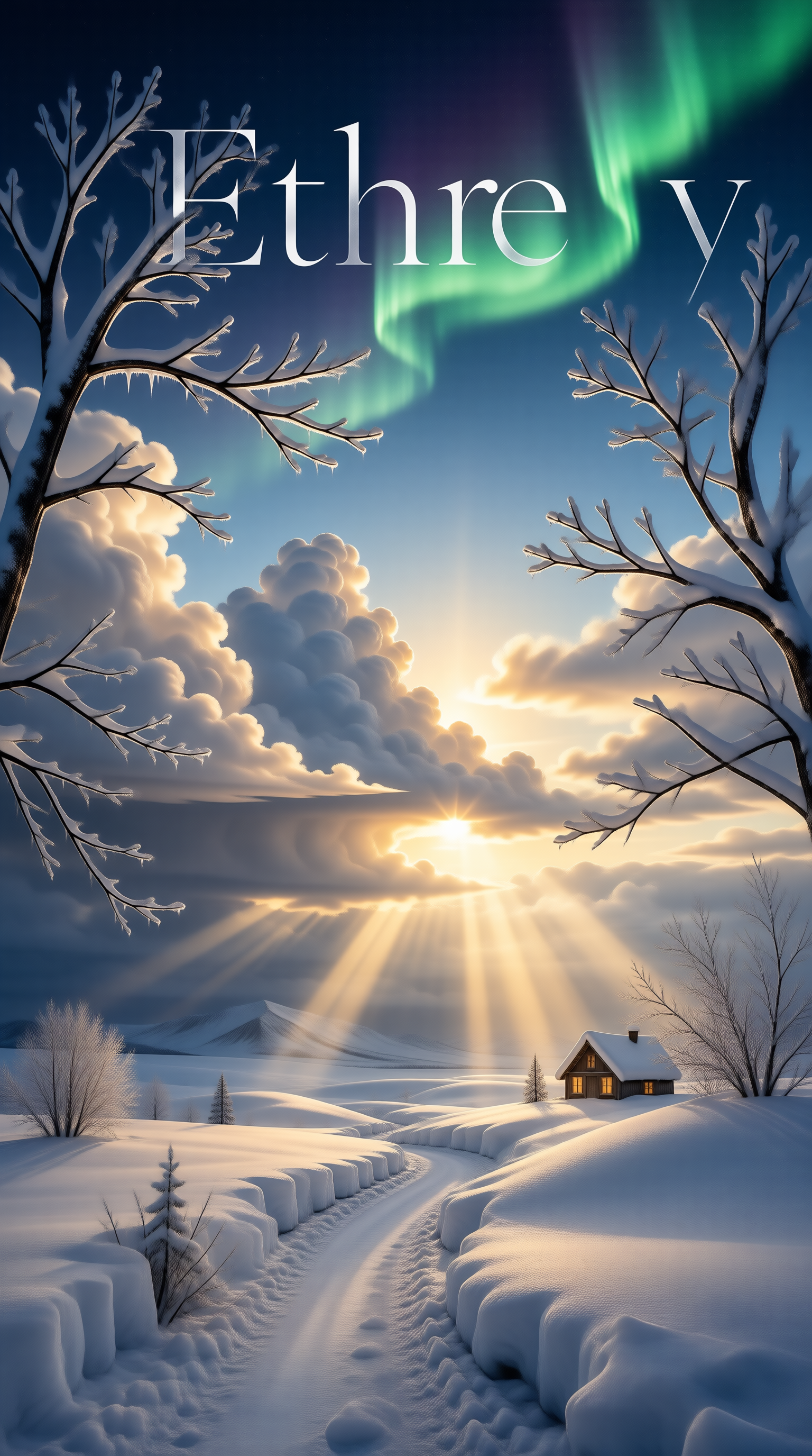 Ethereal Winter Scene