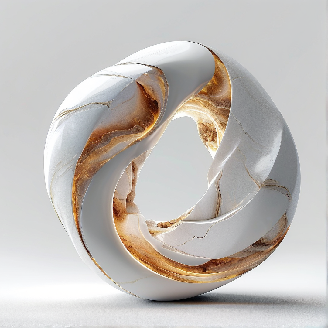 Abstract Marble Torus