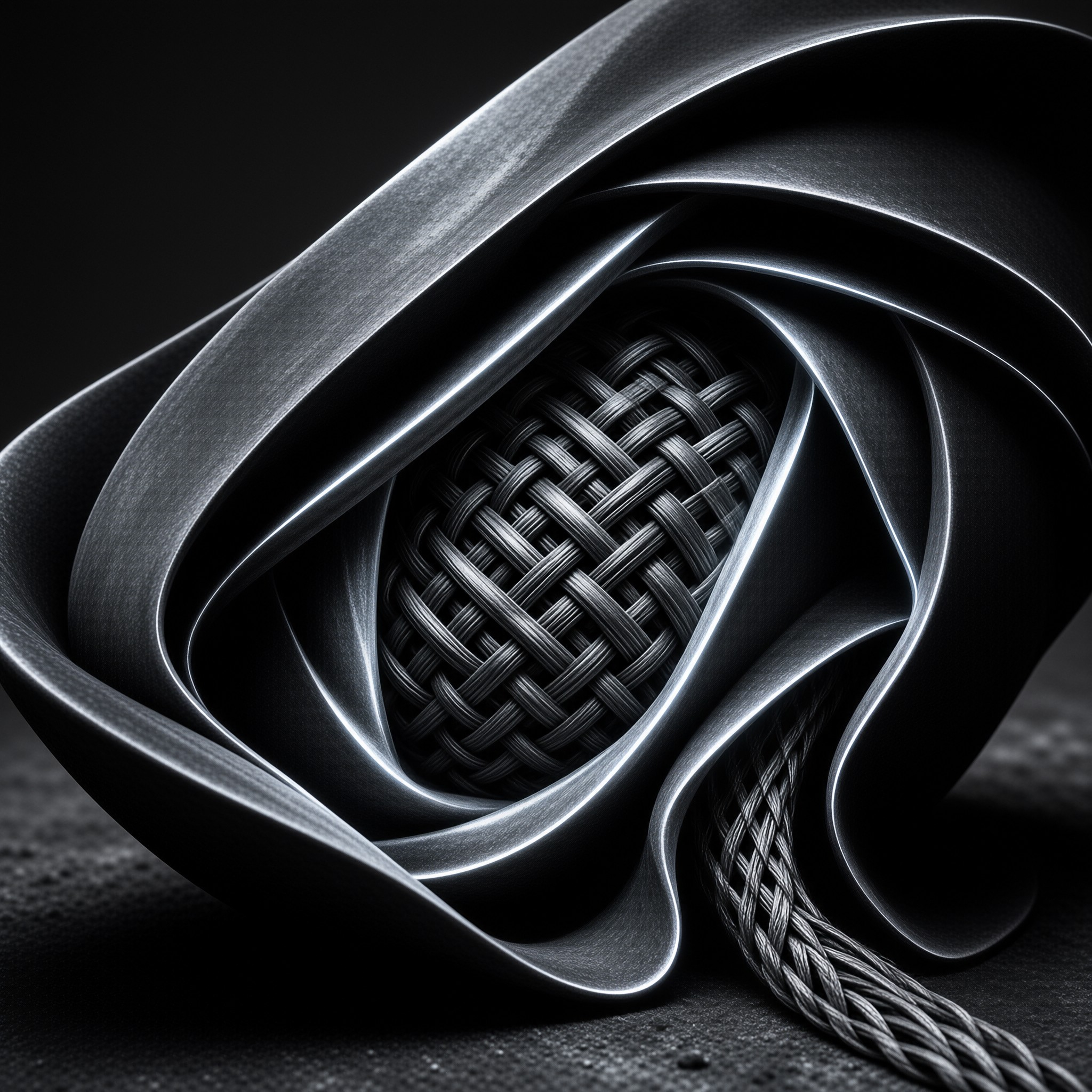 Abstract Metallic Aperture