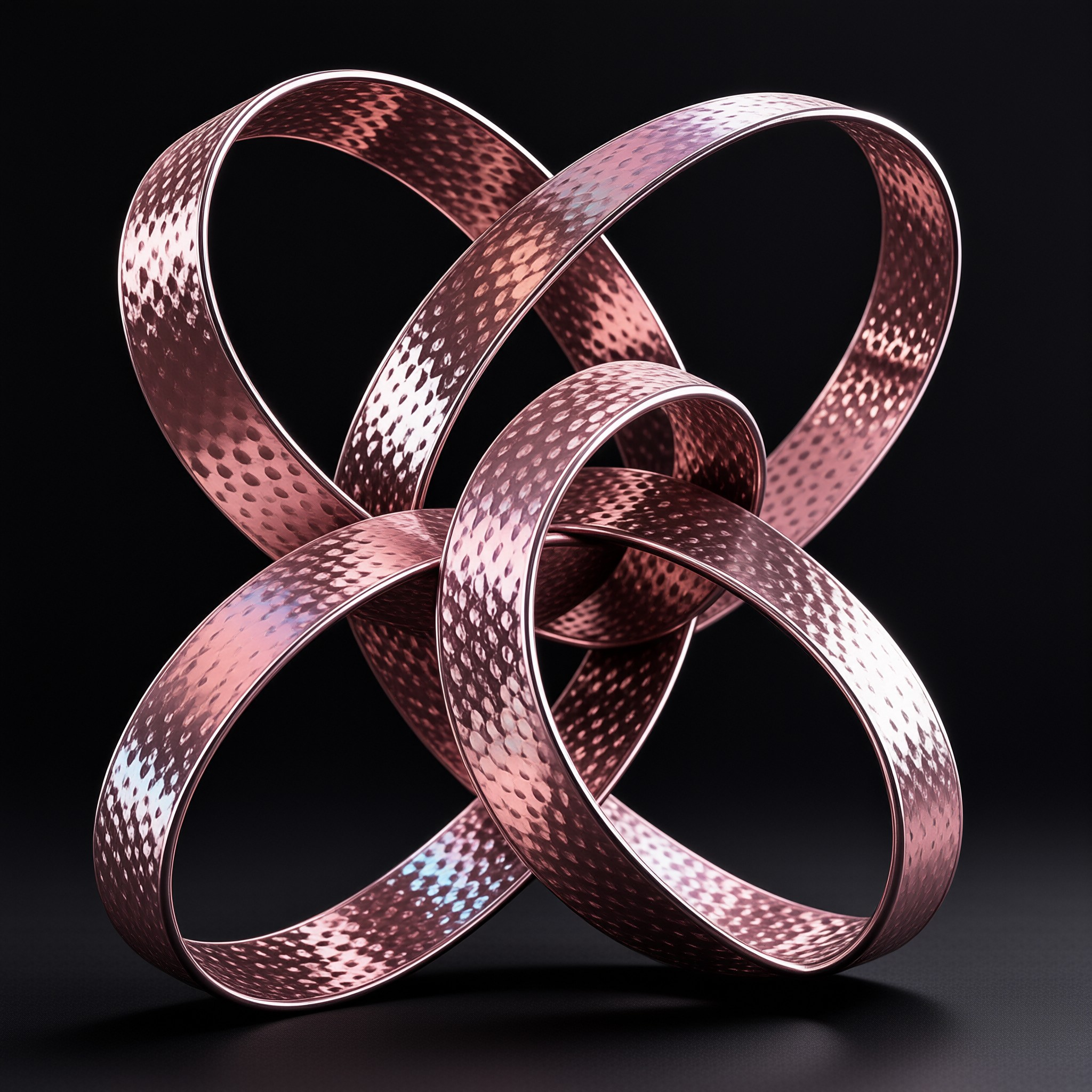 Hammered Copper Sculpture