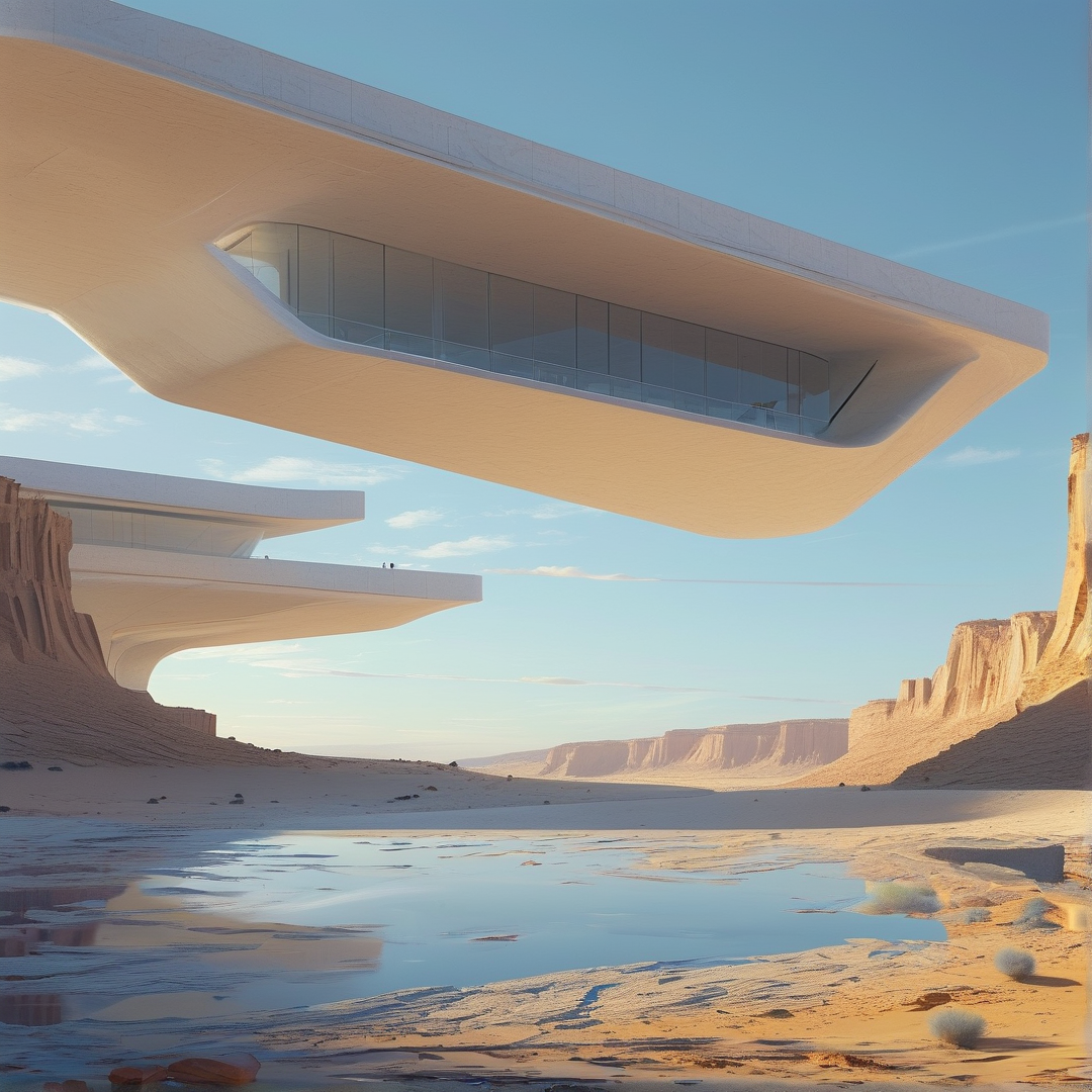 Floating Desert Structures