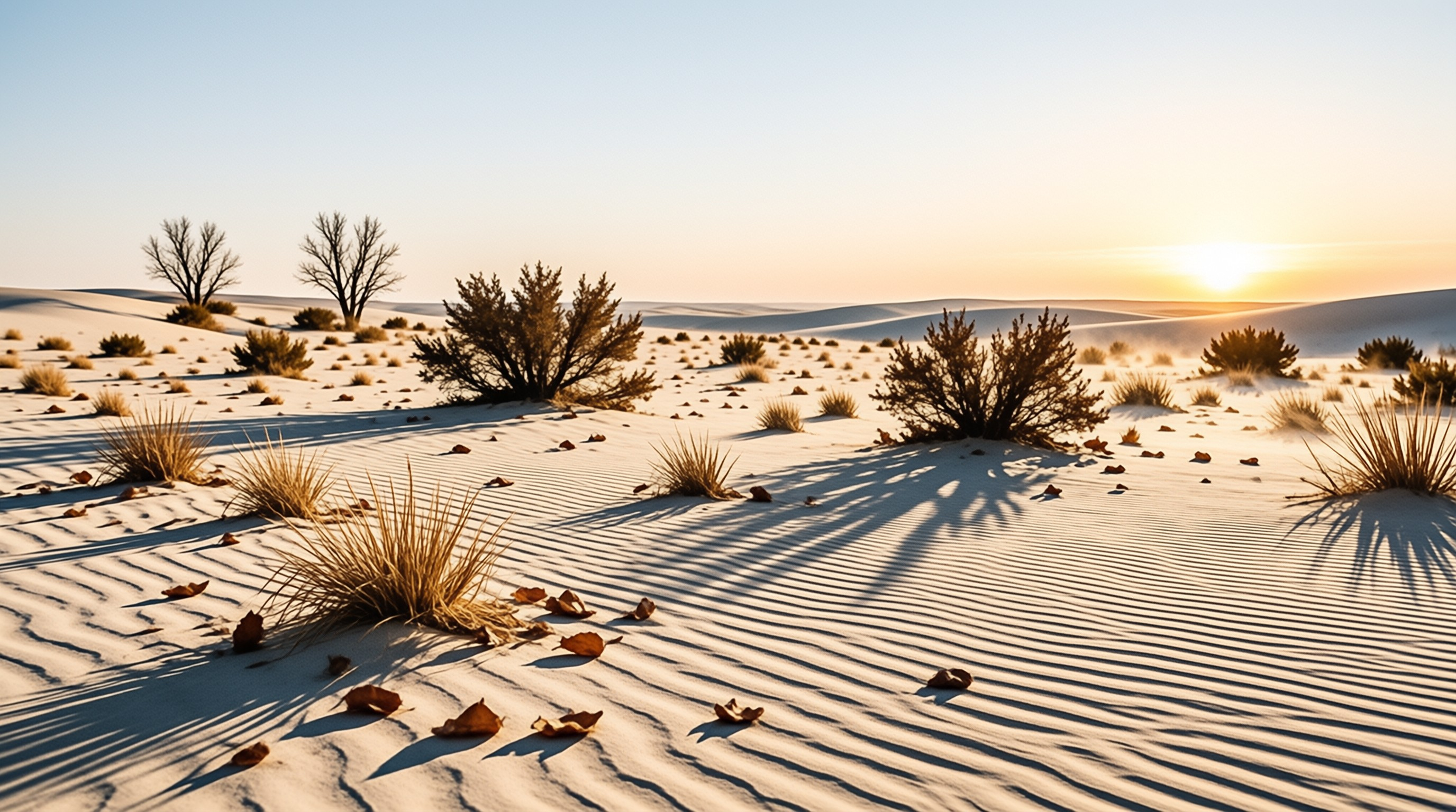Desert Sunset Landscape