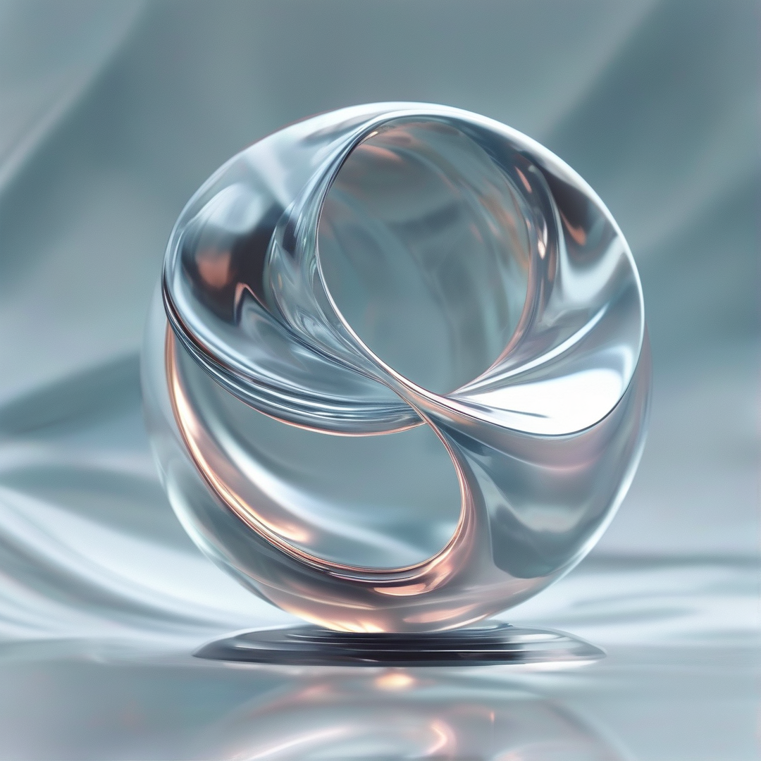 Abstract Glass Sphere