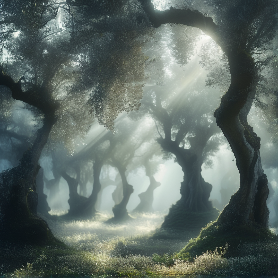 Misty Ancient Forest