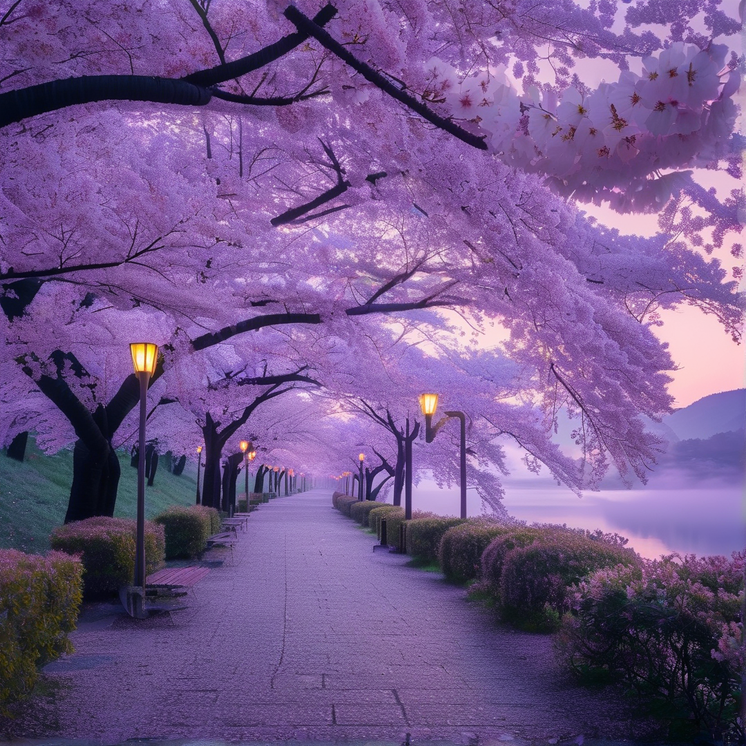 Cherry Blossom Pathway