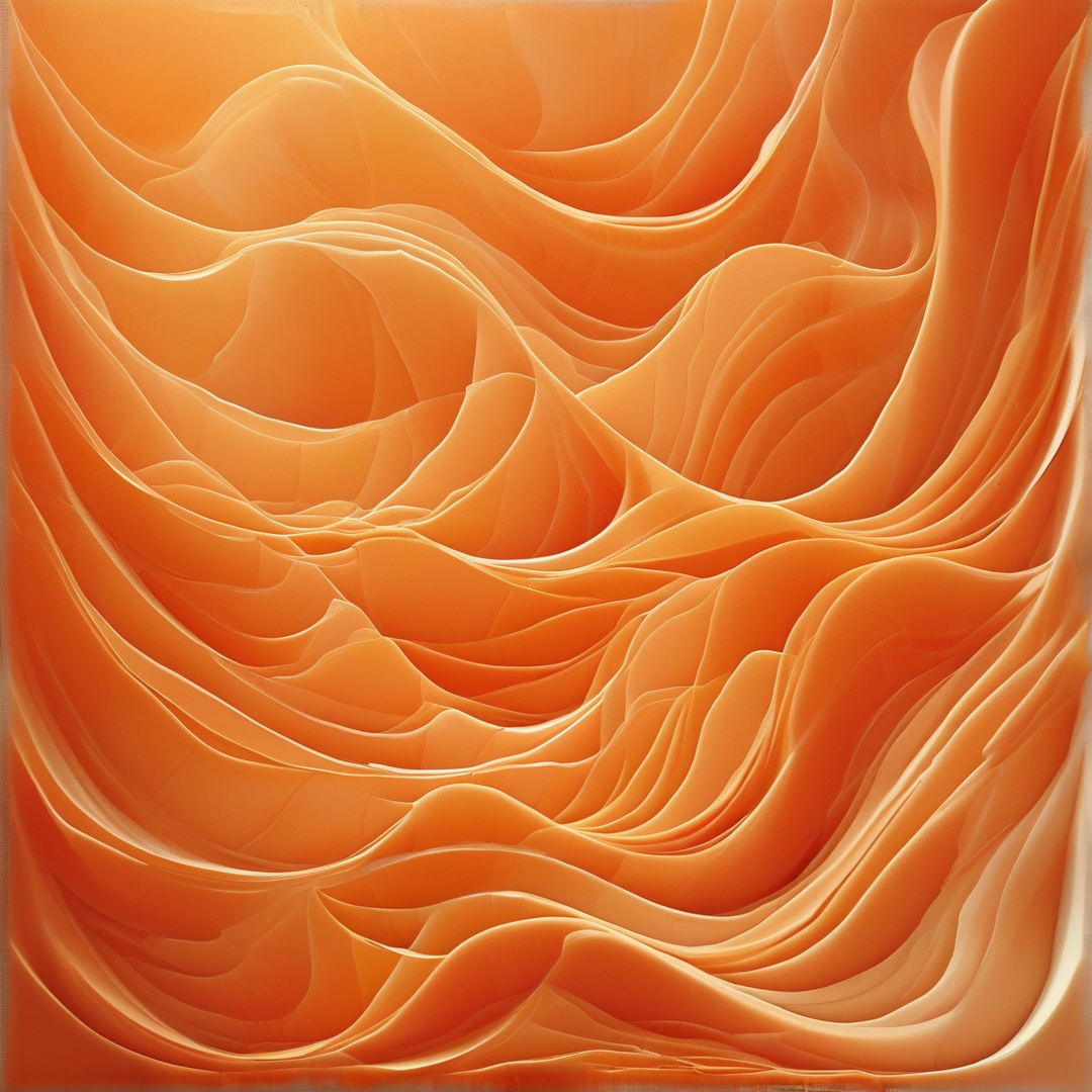 Abstract Orange Waves