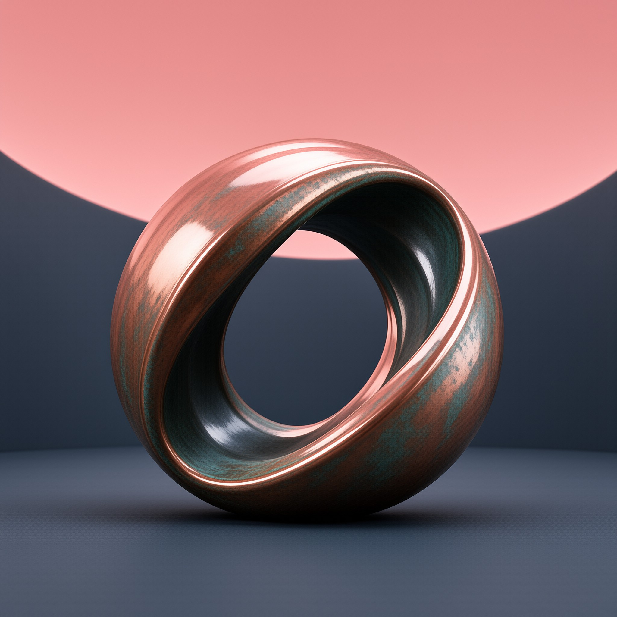 Minimalist Metallic Ring