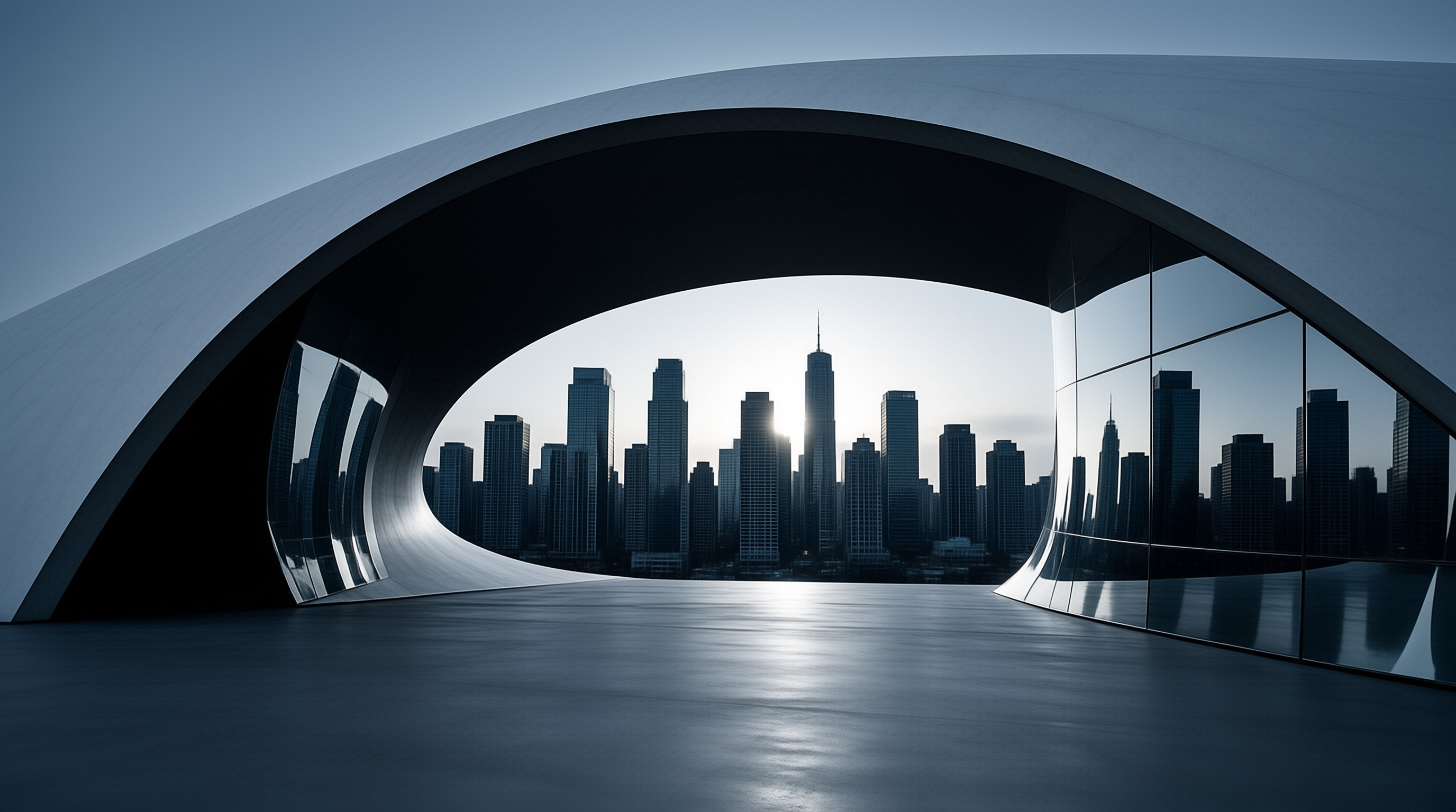 Futuristic Archway View