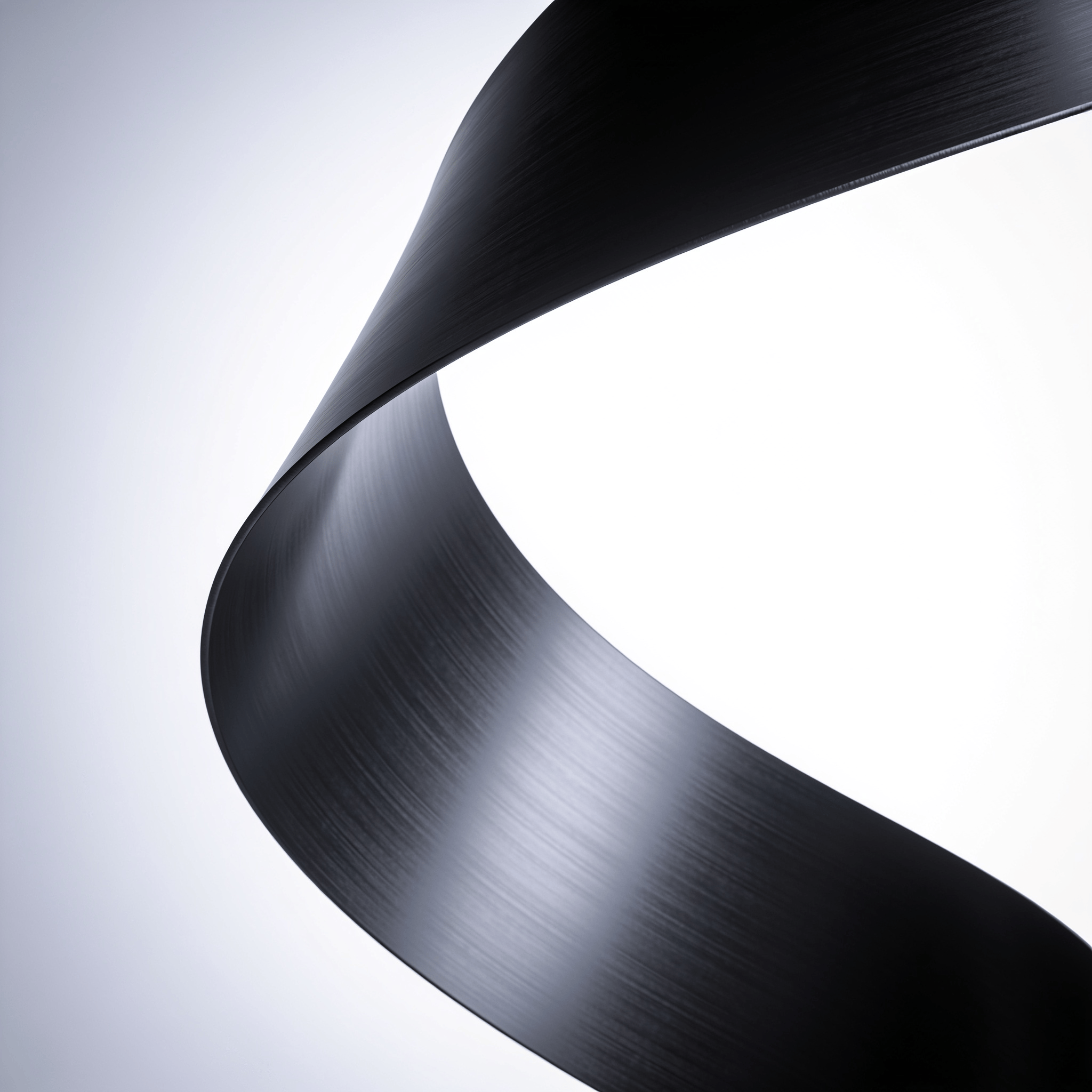 Dark Curved Ribbon
