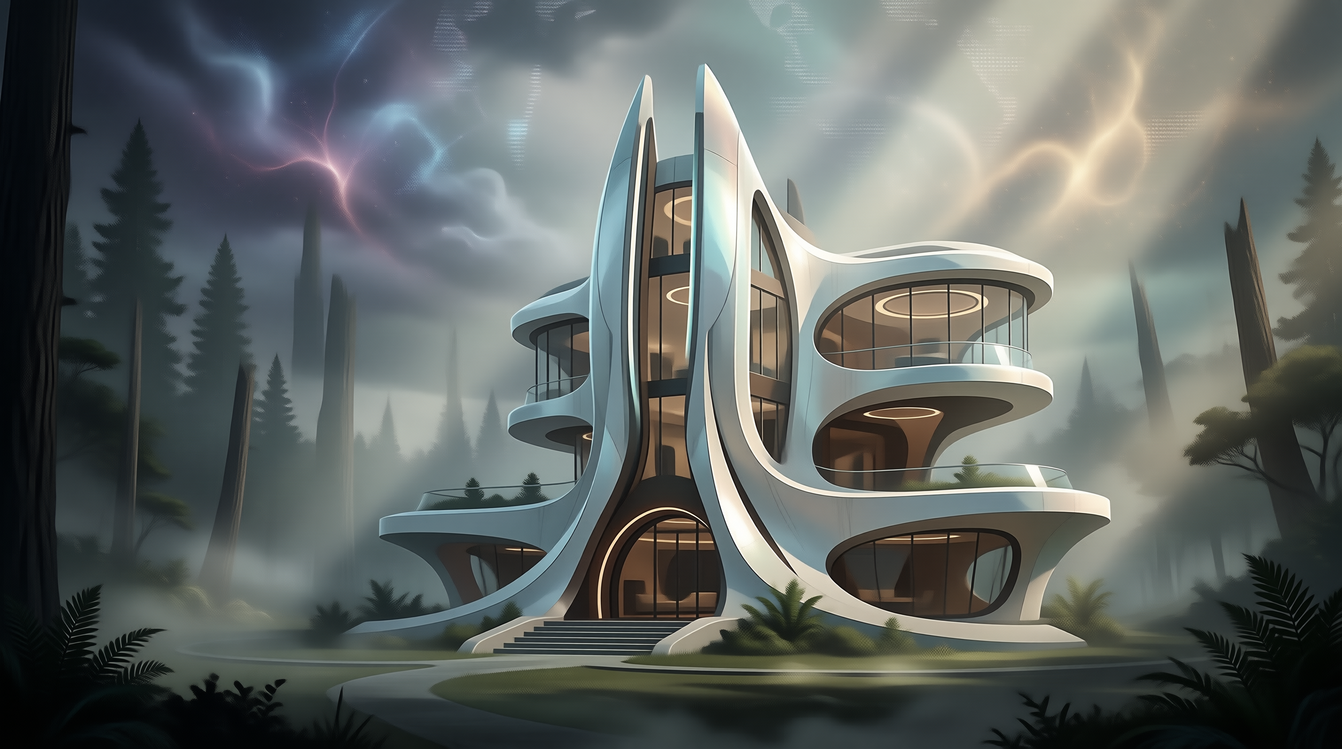 Futuristic Organic Villa