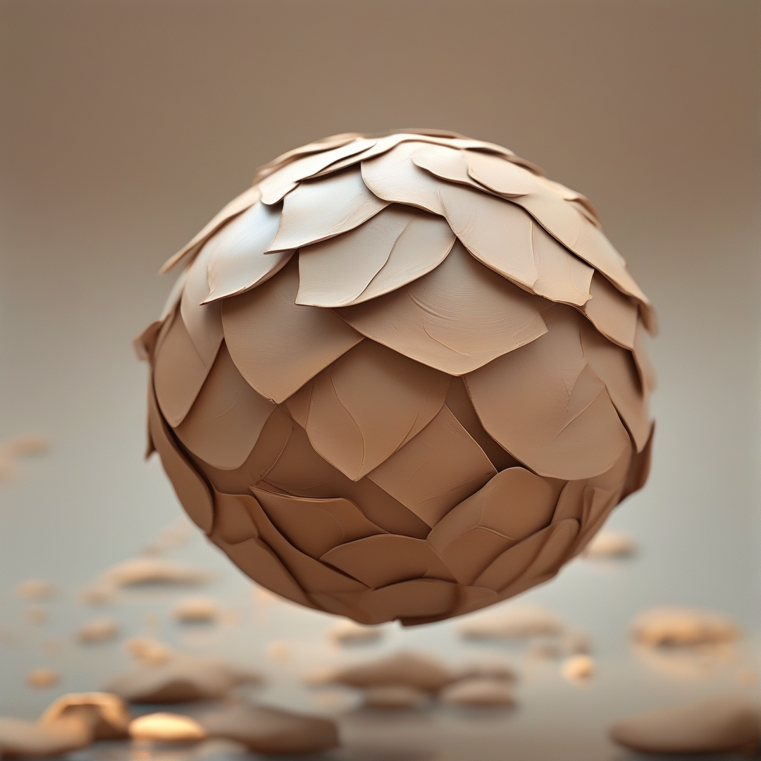 Floating Scaled Sphere