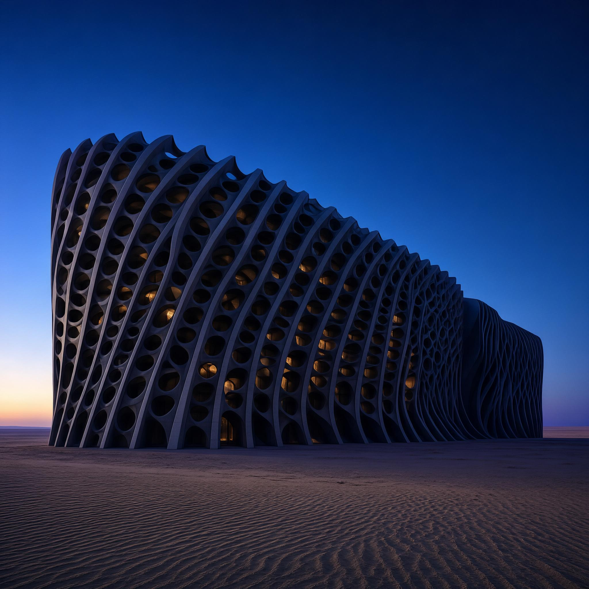 Futuristic Desert Structure