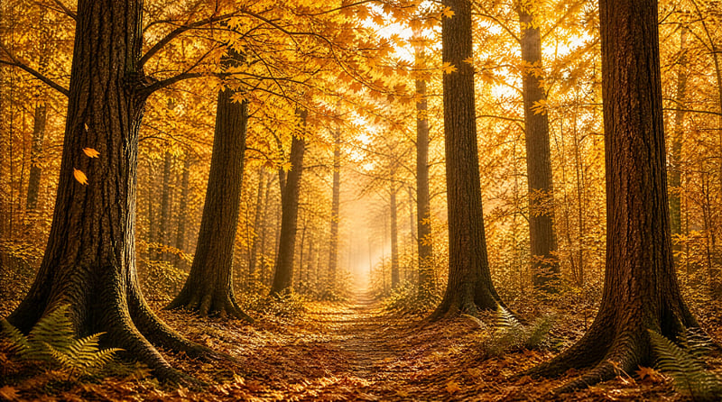 Autumn Forest Path
